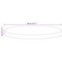 vidaXL Dessus de Table Ø 40x3,8 cm Rond Bois Massif de récupération