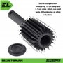 Brosse à Cheveux Ronde de Voyage Evergreen Labs Avec Coffre Fort Discret. Parfait Comme Cachette Secrete Pour L'Argent, Les Clés
