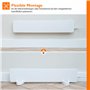 Simple Fix Nettoyant pour mur et salle de bain - Chauffage infrarouge - Sans moisissure - Chauffage mural infrarouge - 1 pièce