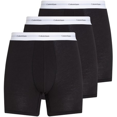 Calvin Klein Boxers Longs Lot de 3 Homme avec Ceinture Emblématique