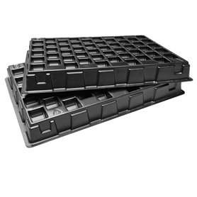 CombiCraft Casier de Rangement en Plastique Noir pour 500 jetons