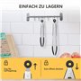 Pince Cuisine Inox Silicone, Lot de 2 Pinces Alimentaires 26cm et 33cm, Pince Barbecue Résistante à la Chaleur Avec Poignée Anti