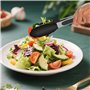Pince Cuisine Inox Silicone, Lot de 2 Pinces Alimentaires 26cm et 33cm, Pince Barbecue Résistante à la Chaleur Avec Poignée Anti