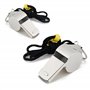 Elalove Lot de 2 Acier Inoxydable Sifflet
