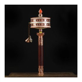 Roue de prière portative