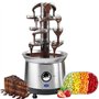 YZRDCXM Fontaine à Chocolat électrique à 4 Niveaux en Acier Inoxydable