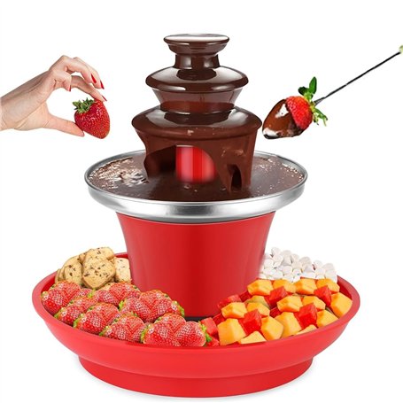 YZRDCXM Fontaine à Chocolat Miniature à 3 Niveaux