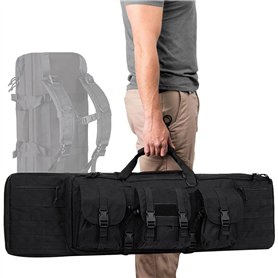 Housse de Transport pour 2 Fusils à Air Fusils de Chasse Rembourée Sac Tactical Double Rifle 95/105/118/140 cm Très Durable Mall