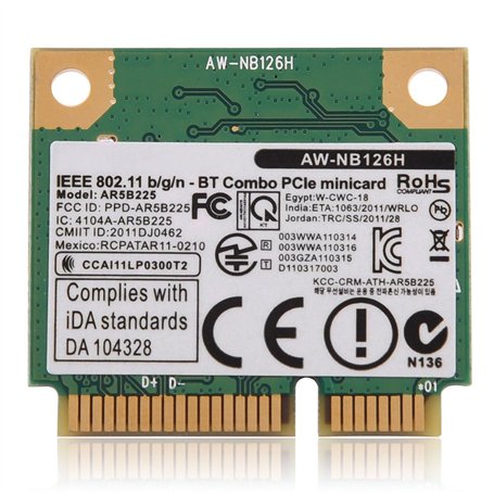 Byged Carte WiFi Bluetooth