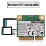 Byged Carte WiFi Bluetooth, Carte PCI-E WiFi sans Fil 2.4G 802.11B/G/N Carte réseau Informatique pour Dell/ASUS//