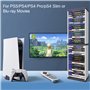 Queen.Y Support de Support de Stockage de Boîte de Disque de Jeu de Haute Qualité Durable pour Étagère de Stockage Ps5 Tenir 36P