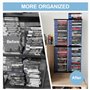 Queen.Y Support de Support de Stockage de Boîte de Disque de Jeu de Haute Qualité Durable pour Étagère de Stockage Ps5 Tenir 36P
