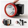 Lampe de sécurité for mineurs, lampe frontale de mineur, lampe de poche, lampe de mineur à LED super lumineuse, phare for éclair