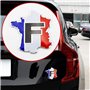 Autocollant drapeau français emblème français emblème badge métal badge autocollant voiture