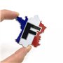 Autocollant drapeau français emblème français emblème badge métal badge autocollant voiture