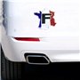 Autocollant drapeau français emblème français emblème badge métal badge autocollant voiture