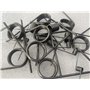 10 Pièces ressort de torsion Ressort Acier, 0.8 mm x 8 mm x Nombre de tours 3 x 90°, Ressort de torsion en forme de V