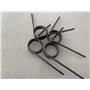 2 Pièces ressort de torsion Ressort Acier, 2 mm x 11 mm x Nombre de tours 8 x 180°, Ressort de torsion en forme de V