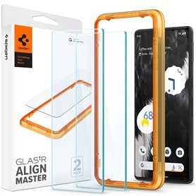 Spigen AlignMaster Verre Trempé Compatible avec Google Pixel 7
