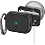 Spigen Mag Armor MagFit Coque Compatible avec AirPods Pro 2eme Génération (2023/2022) - Noir Mat