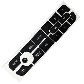 Intérieur automobile Compatible Avec Megane Pour Master III Autocollants De Réparation De Boutons De Voiture