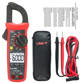 UNI-T UT202A + Pince ampèremétrique numérique 6000 points Gamme automatique True RMS; Rétro-éclairage; Multimètre NCV