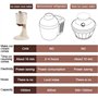 GAYAYAS Sorbetière Machine à Glaces, Fenêtre visuelle, Moteur Amovible, Glaces en 20 Minutes pour Réaliser des Glaces Traditionn