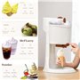 GAYAYAS Sorbetière Machine à Glaces, Fenêtre visuelle, Moteur Amovible, Glaces en 20 Minutes pour Réaliser des Glaces Traditionn