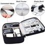 JNTMIKUN Sac de Rangement Câble Universel Pochette Cable de Voyage Organisateur Accessoires Électronique pour Disque Dur Externe