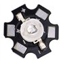 Haofy 25 pièces 3W LED puce ultraviolette lumière 395nm-400nm lampe haute puissance perles diode puces avec base en aluminium