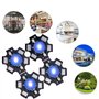 Haofy 25 pièces 3W LED puce ultraviolette lumière 395nm-400nm lampe haute puissance perles diode puces avec base en aluminium