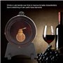 lyrlody - Distributeur de vin baril, baril de chêne, baril de châtaignier avec robinet pour stocker le vin, Brandy, whisky ECC, 