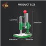 YSNJIN Multifonction Manuel Arbor Press, Presse Manuelle à Crémaillère en Métal, Réglable Hauteur, Résistance Pression 160KG, An