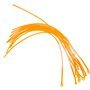 Keenso 10 pièces 30LB/50LB Nylon Ligne de pêche à la Mouche Boucles de pêche connecteur Ligne de pêche Boucle Ensemble(Yellow 30