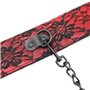 Collier en cuir Punk Rock gothique collier ras du cou chaîne réglable pour femmes