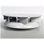 Petit ventilateur de fourgon rotatif à profil bas pour caravane de bus van blanc