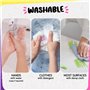Funcils 12 Bâtons de Peinture Tempera pour Enfants & Tout-petits - Séchage Rapide, Non Toxique, Lavable | Kit d'Art & Loisirs, M