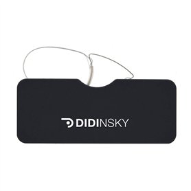 DIDINSKY Lunette Loupe sans Branche pour Hommes et Femmes. Lunettes de vue pour hommes et femmes vintage pour presbyte. Black +1