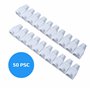 Keple Connecteur Ethernet RJ45 en plastique Passe-fils RJ45 Prise réseau Passe-fil de protection contre les plis | Connecteur ré