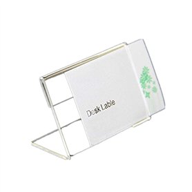 Tutoy 20pcs 9cmx6cm Acrylique Signe d'affichage étiquette de Prix nom de Carte Porte-étiquette Stands