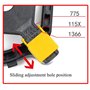 NMD&LR Support De Ventilateur De Refroidissement De Processeur, Support De Radiateur De Processeur De Boucle D'ordinateur De Bur