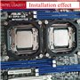 NMD&LR Support De Ventilateur De Refroidissement De Processeur, Support De Radiateur De Processeur De Boucle D'ordinateur De Bur