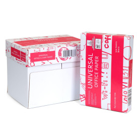 Lot de 2 500 feuilles de papier d'impression A4 de qualité supérieure (5 x 500 feuilles) - Papier blanc universel CIE blanc 160