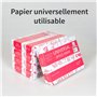 Lot de 2 500 feuilles de papier d'impression A4 de qualité supérieure (5 x 500 feuilles) - Papier blanc universel CIE blanc 160 
