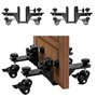 ANGDI Lot de 2 Chariots de Transport pour Panneaux de Porte