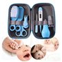 Guillala 8pcs Trousse de Soin Bébé, Professionnel Trousse de Toilette Bebe Kit Soin Naissance Bebe pour Enfants sans BPA Non Por
