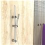 EISL DXZ-08 SIGNO Barre murale réglable en hauteur en acier inoxydable chromé 70 cm