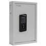 Rottner Keytronic 48 Coffre-fort à clés en acier Gris Serrure électronique avec ouverture d'urgence mécanique Patère réglable 48