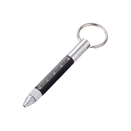Porte-clés Pen avec Porte-clefs Multifonctions Stylo À Bille Échelle Durable Clé Pen