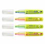 JOLLY Marqueur textile 2 en 1-4 surligneurs de 2 couleurs chacun.